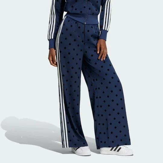 Zdjęcie produktu SPODNIE SATIN POLKA DOTS WIDE LEG Adidas Night Indigo