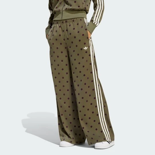 Zdjęcie produktu SPODNIE SATIN POLKA DOTS WIDE LEG Adidas Olive Strata