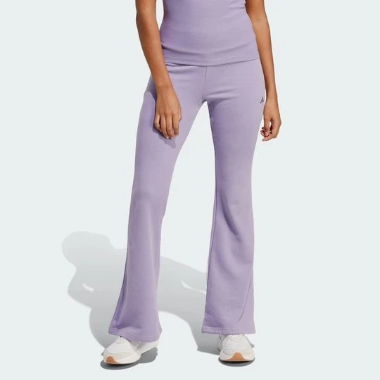 Zdjęcie produktu Spodnie Seasonal Essentials French Terry Flared Adidas Magic Lilac