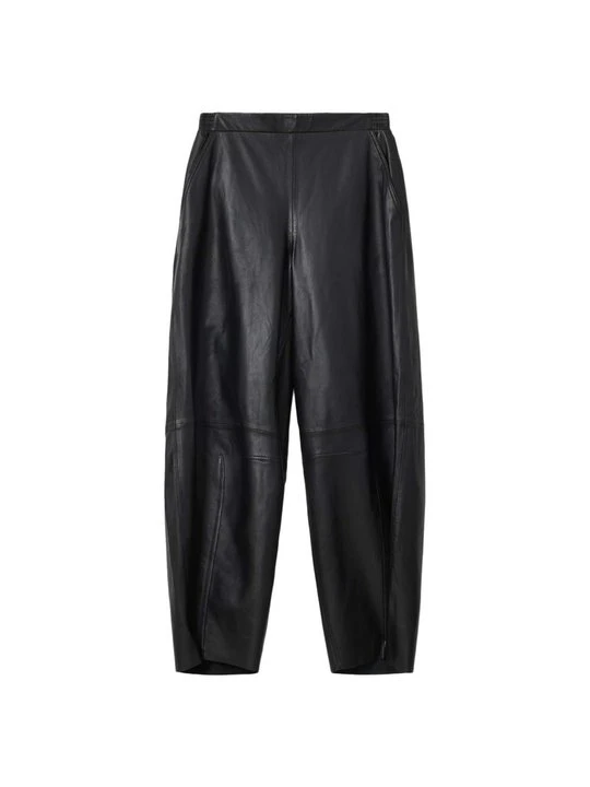 Zdjęcie produktu Spodnie skórzane AllSaints czarny
