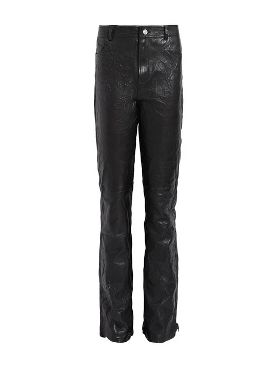 Zdjęcie produktu Spodnie skórzane AllSaints czarny