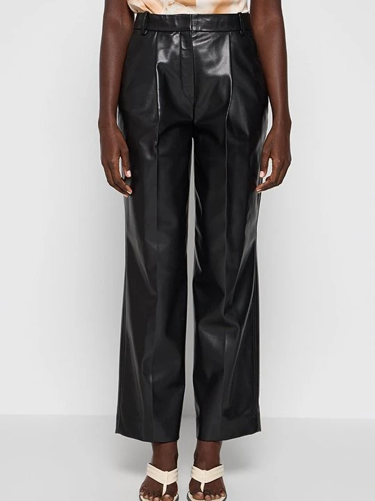 Zdjęcie produktu Spodnie skórzane Calvin Klein czarny