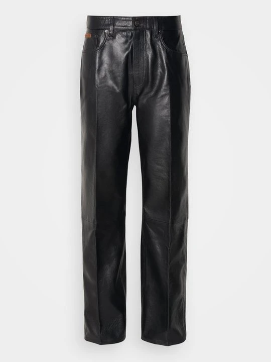 Zdjęcie produktu Spodnie skórzane Calvin Klein czarny