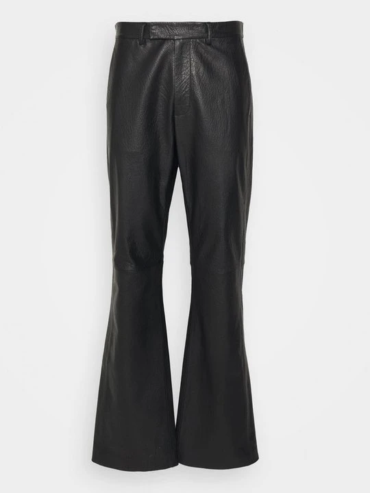 Zdjęcie produktu Spodnie skórzane Emporio Armani czarny