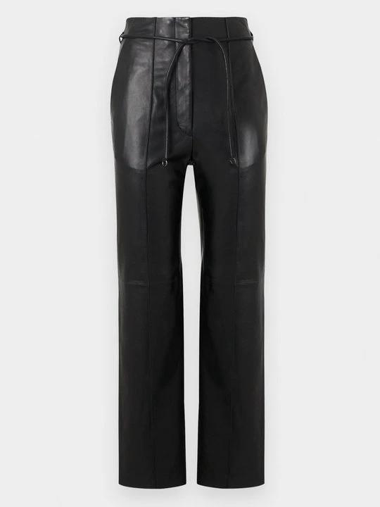Zdjęcie produktu Spodnie skórzane Emporio Armani czarny