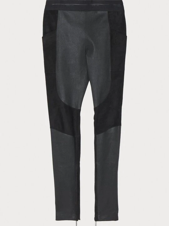 Zdjęcie produktu Spodnie skórzane Helmut Lang czarny