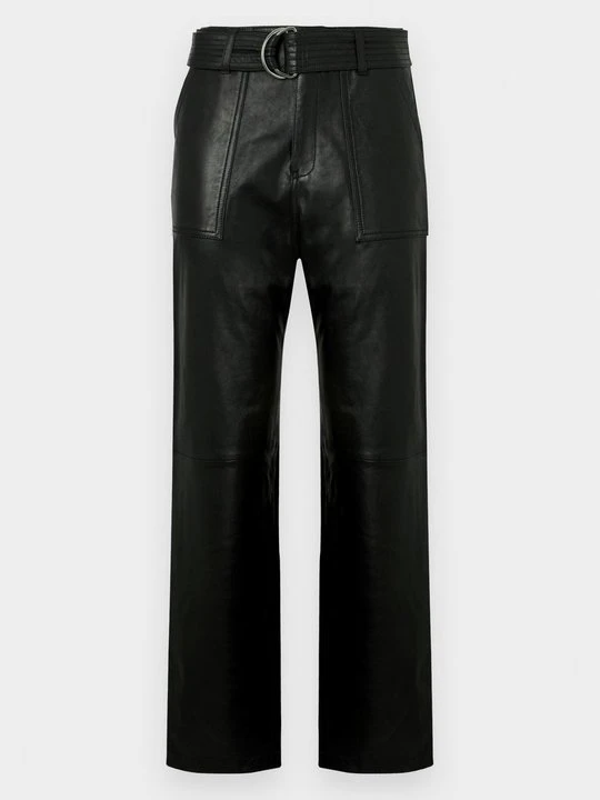 Zdjęcie produktu Spodnie skórzane The Kooples czarny