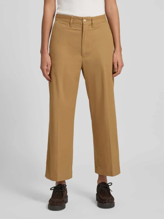Zdjęcie produktu Chinosy o skróconym kroju z kieszeniami z wypustkami na tyle Polo Ralph Lauren Khaki