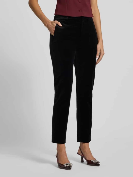 Zdjęcie produktu Spodnie skrócone z wpuszczaną kieszenią model ‘LAKYTHIA’ Lauren Ralph Lauren czarny