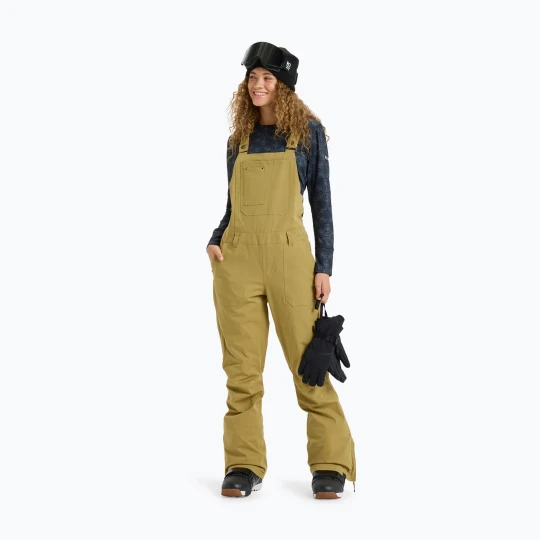 Zdjęcie produktu Spodnie snowboardowe damskie ROXY Rideout Bib fennel seed Brązowy
