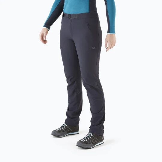 Zdjęcie produktu Spodnie softshell damskie Rab Incline AS ebony Czarny