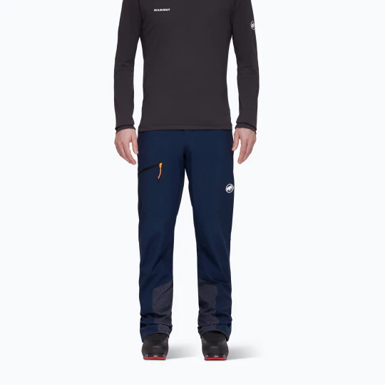 Zdjęcie produktu Spodnie softshell męskie Mammut Taiss Guide marine Granatowy