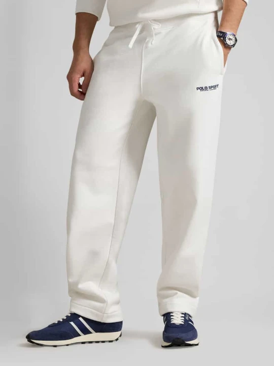 Zdjęcie produktu Jogpants o kroju comfort fit z mieszanki bawełny Polo Ralph Lauren Złamany biały