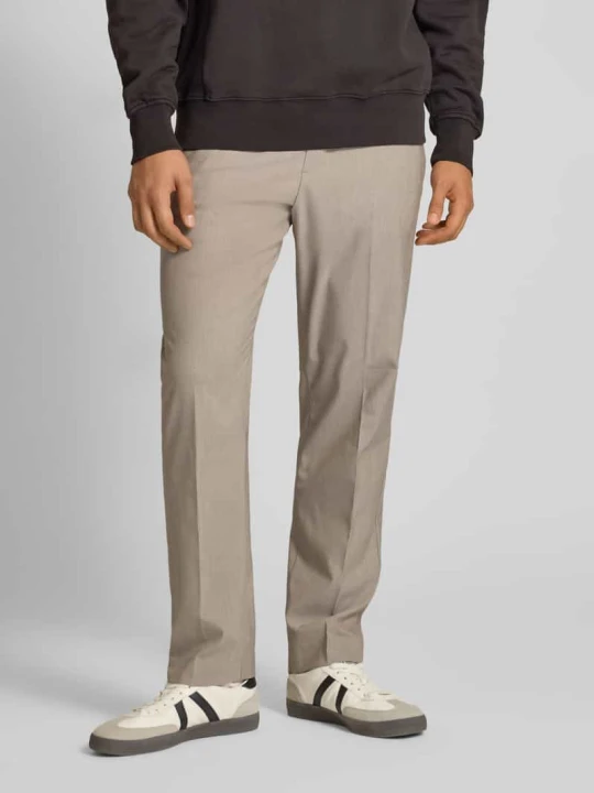 Zdjęcie produktu Spodnie sportowe o kroju relaxed fit z elastycznym pasem Jack&Jones Beżowy