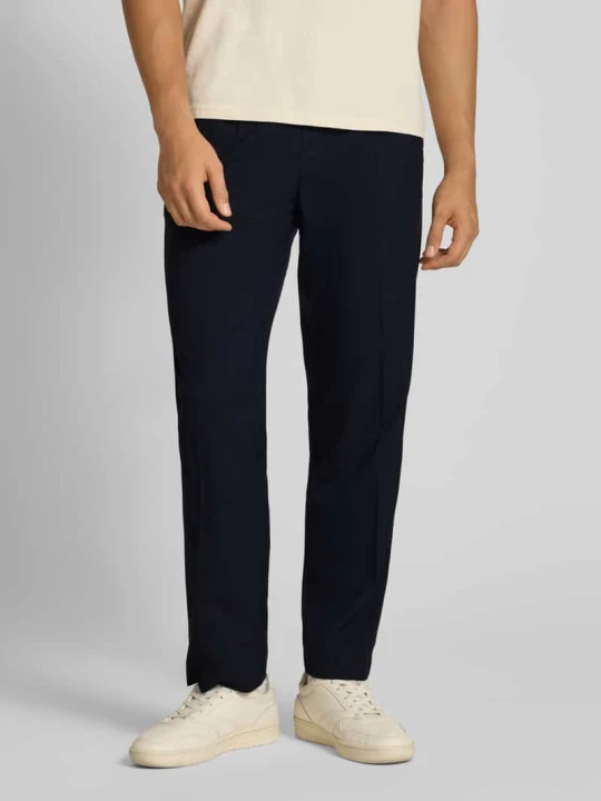 Zdjęcie produktu Spodnie sportowe o kroju relaxed fit z elastycznym pasem Jack&Jones Ciemnoniebieski