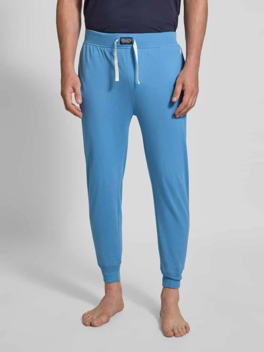 Zdjęcie produktu Jogpants z elastycznym pasem i detal z logo Polo Ralph Lauren Niebieski