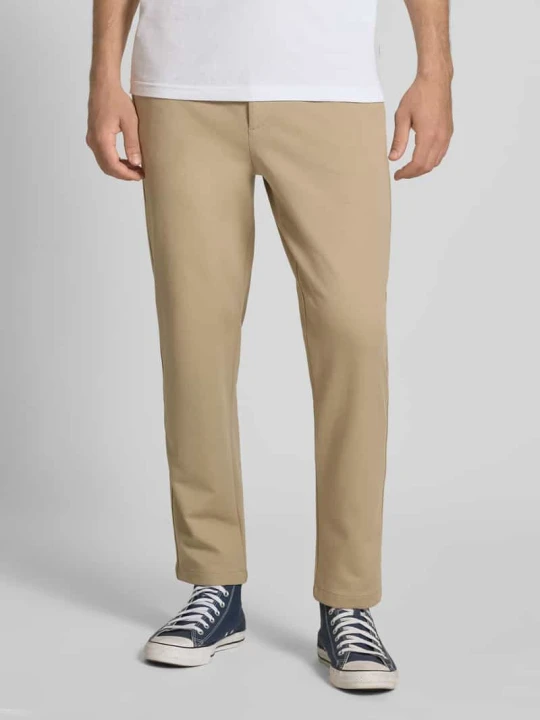 Zdjęcie produktu Spodnie sportowe z elastycznym pasem i tunelem model ‘STACE NEO’ Jack&Jones Beżowy