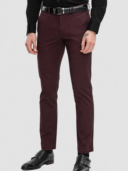 Zdjęcie produktu Spodnie STEFANO 01056A55GSA Giacomo Conti bordowy