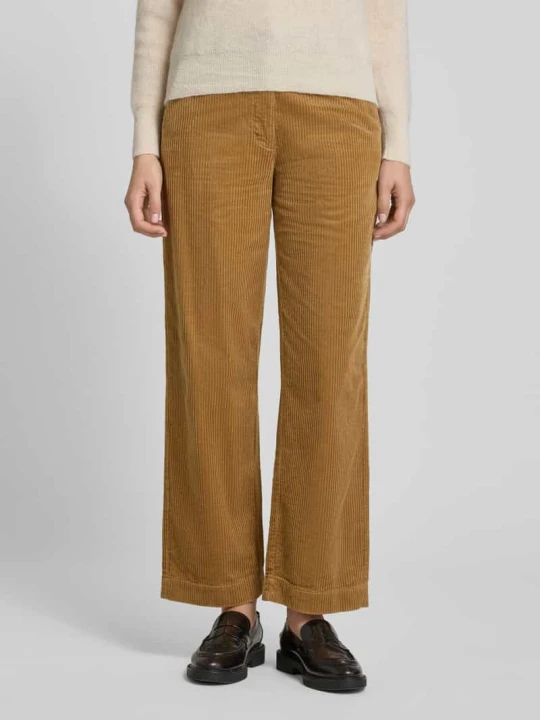 Zdjęcie produktu Spodnie sztruksowe o kroju regular fit z czystej bawełny Marc O'Polo Camel