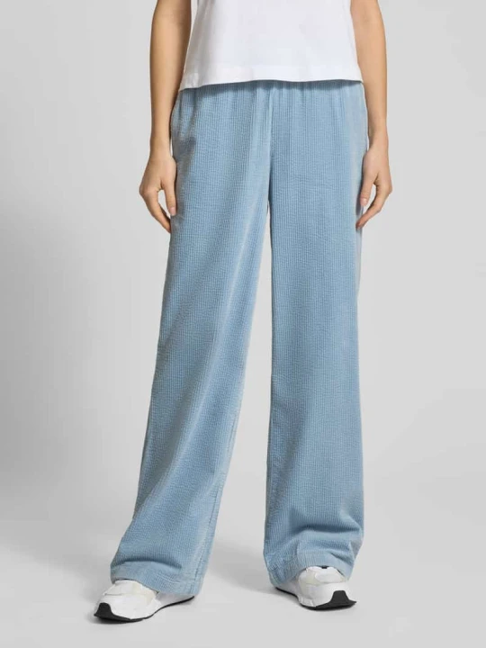 Zdjęcie produktu Spodnie sztruksowe w kroju relaxed fit z czystej bawełny Marc O'Polo Jasnoniebieski