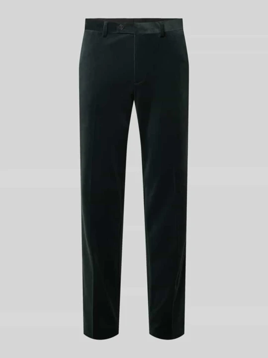 Zdjęcie produktu Spodnie sztruksowe o kroju slim fit z dodatkiem streczu MCNEAL Ciemnozielony