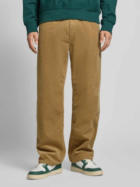 Zdjęcie produktu Spodnie sztruksowe z wpuszczanymi kieszeniami model ‘LANDON’ Carhartt WIP Beżowy