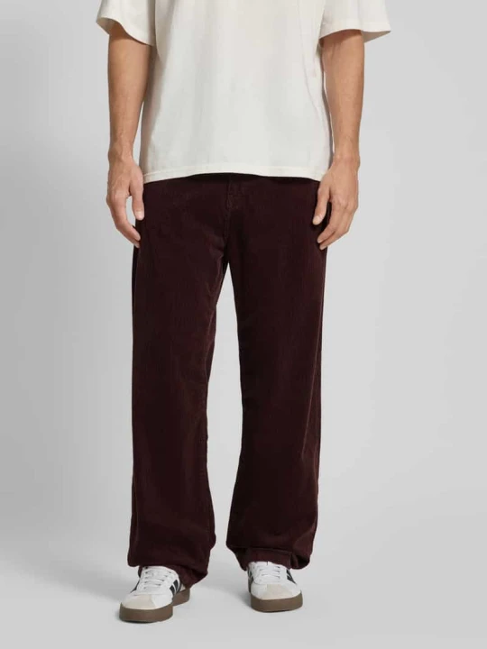 Zdjęcie produktu Spodnie sztruksowe z wpuszczanymi kieszeniami model ‘LANDON’ Carhartt WIP Ciemnobrązowy