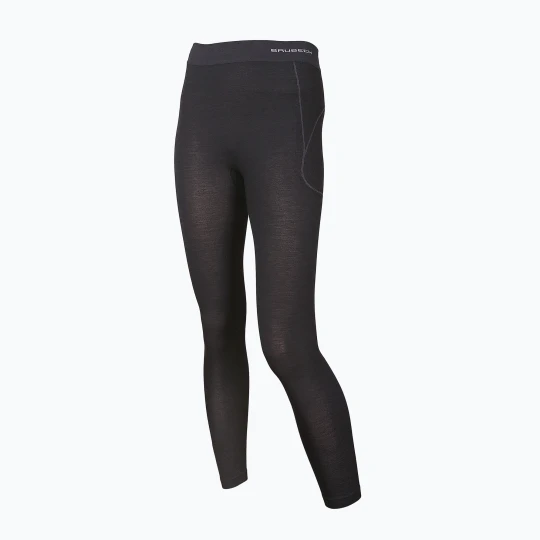 Zdjęcie produktu Spodnie termoaktywne damskie Brubeck Active Wool czarny