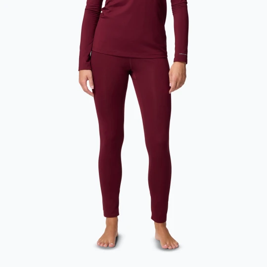Zdjęcie produktu Spodnie termoaktywne damskie Columbia Midweight Stretch rich wine Bordowy