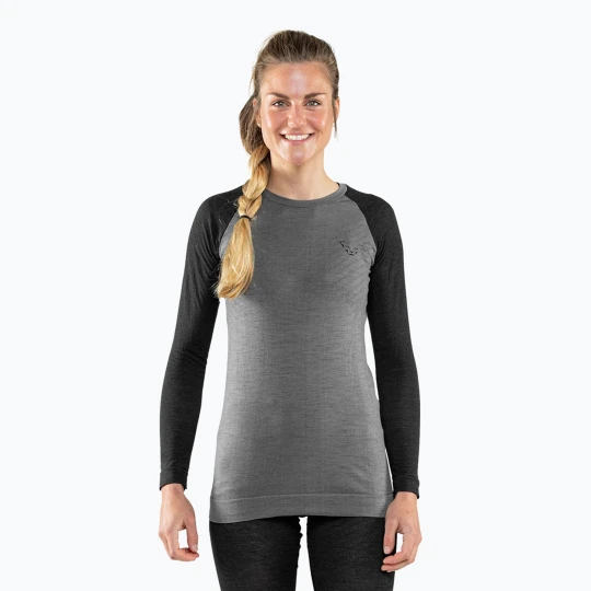 Zdjęcie produktu Spodnie termoaktywne damskie DYNAFIT Tour Light Merino 3 / 4 black out