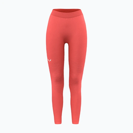 Zdjęcie produktu Spodnie termoaktywne damskie Salewa Zebru Medium Warm AMR fluo coral Różowy