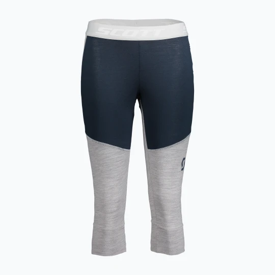 Zdjęcie produktu Spodnie termoaktywne damskie SCOTT Defined Merino dark blue/light grey melange