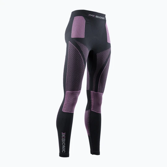 Zdjęcie produktu Spodnie termoaktywne damskie X-Bionic Energy Accumulator 4.0 charcoal / magnolia Czarny