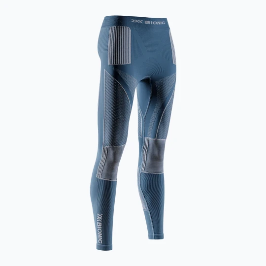 Zdjęcie produktu Spodnie termoaktywne damskie X-Bionic Energy Accumulator 4.0 mineral blue / arctic white