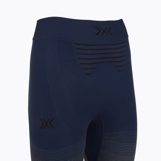 Zdjęcie produktu Spodnie termoaktywne damskie X-Bionic Invent Graphics 3/4 marine/grey/light grey Granatowy
