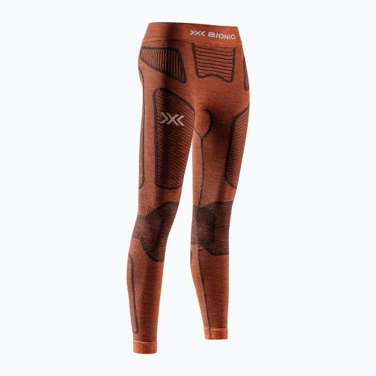 Zdjęcie produktu Spodnie termoaktywne damskie X-Bionic Symbio Merino clay Brązowy