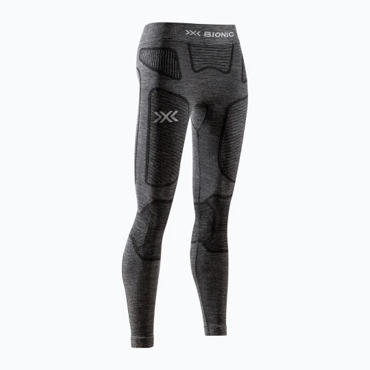 Zdjęcie produktu Spodnie termoaktywne damskie X-Bionic Symbio Merino rhino grey