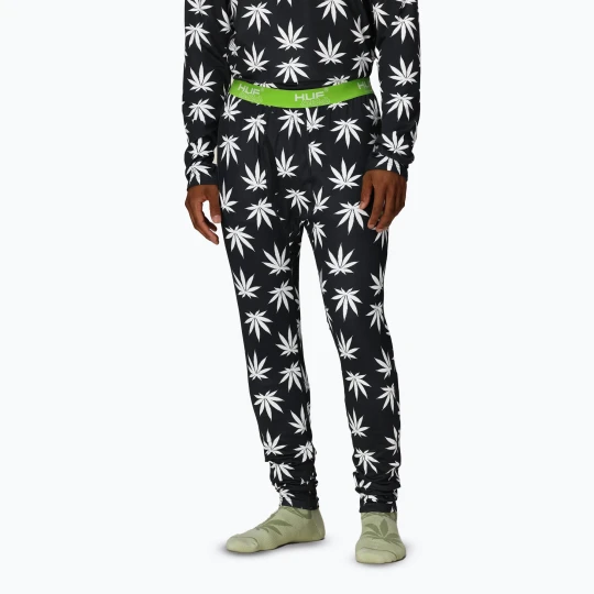 Zdjęcie produktu Spodnie termoaktywne męskie 686 x Huf Plantlife Base Layer huf plantlife Czarny