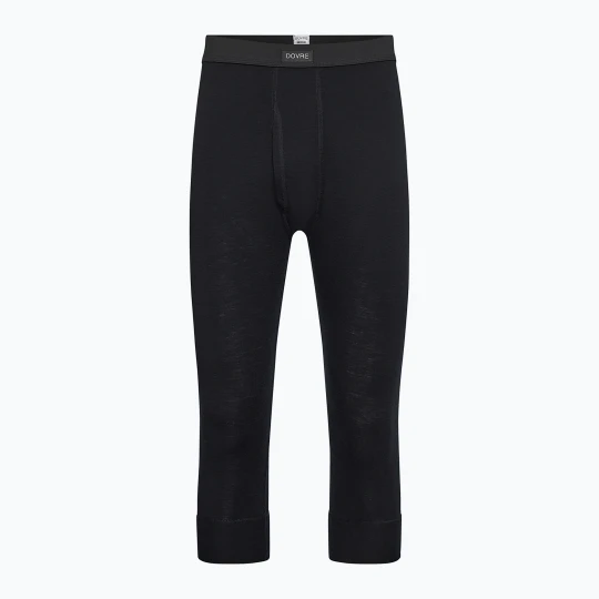 Zdjęcie produktu Spodnie termoaktywne męskie Dovre Wool Long Johns 3 / 4 black