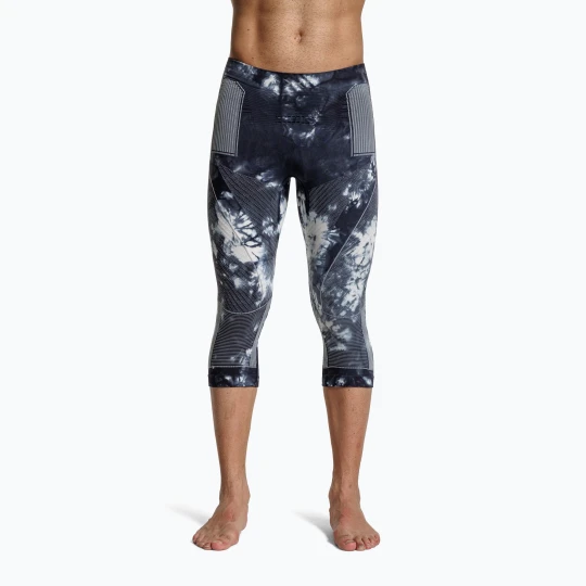 Zdjęcie produktu Spodnie termoaktywne X-Bionic Energy Accumulator Wild 3 / 4 tiedye x black / fluo pink Granatowy