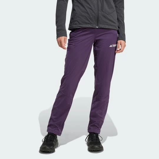 Zdjęcie produktu Spodnie Terrex Xperior Cross-Country Ski Softshell Adidas Aurora Plum