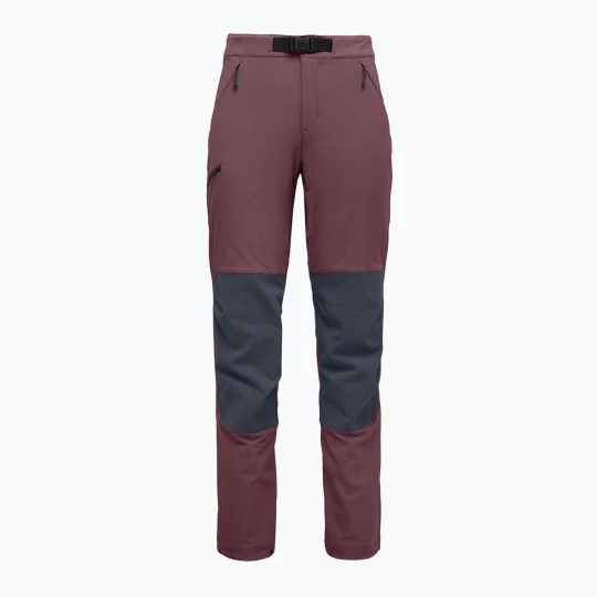 Zdjęcie produktu Spodnie trekkingowe damskie Black Diamond Alpine Hybrid fig / charcoal Bordowy