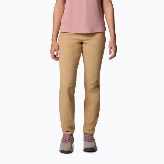 Zdjęcie produktu Spodnie trekkingowe damskie Columbia Leslie Falls Pant II canoe Beżowy