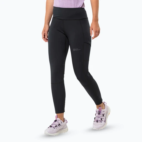 Zdjęcie produktu Spodnie trekkingowe damskie Jack Wolfskin Kammweg Tights black