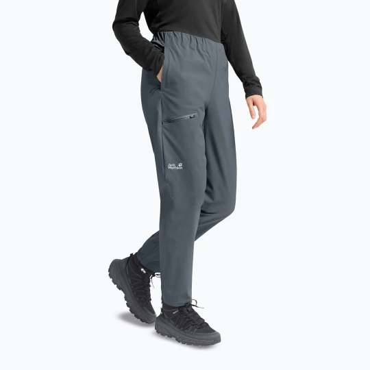 Zdjęcie produktu Spodnie trekkingowe damskie Jack Wolfskin Prelight Trail grey odessa
