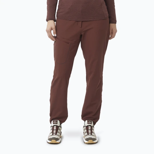 Zdjęcie produktu Spodnie trekkingowe damskie Salomon Wayfarer Warm rum raisin Fila Brązowy