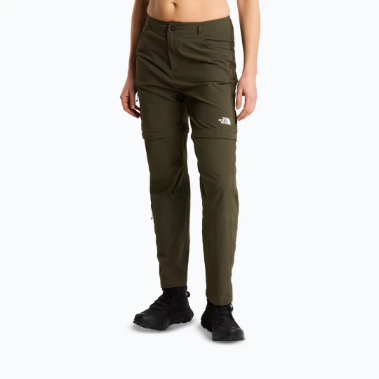 Zdjęcie produktu Spodnie trekkingowe damskie The North Face Exploration Regular Straight Convertible taupe green