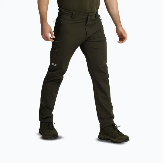 Zdjęcie produktu Spodnie trekkingowe męskie Jack Wolfskin Activate Flex obsidian moss Zielony