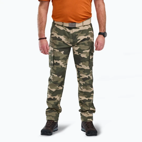 Zdjęcie produktu Spodnie trekkingowe męskie Pinewood Värnamo Serengeti khaki camou Zielony