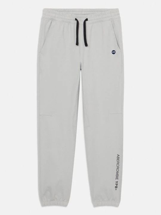 Zdjęcie produktu Spodnie treningowe Abercrombie & Fitch jasnoszary